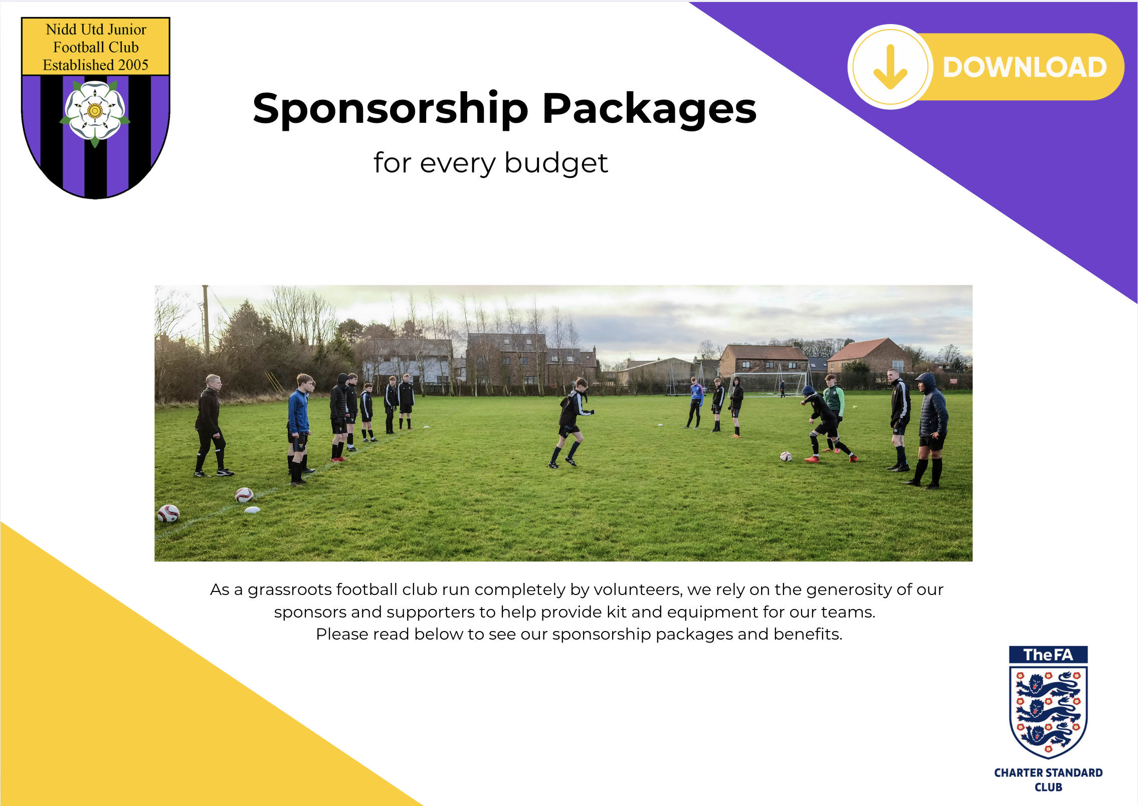 Sponsorship Pack Cover